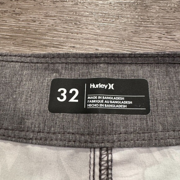 Hurley Board Shorts 32 Mens Blue Floral Swim Trunks Surfing Surfer Palm Hawaiian - Picture 4 of 9